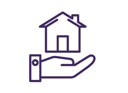 Real Estate Icon Purple