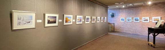2nd Floor Foyer Gallery - Dave Hayden exhibit.