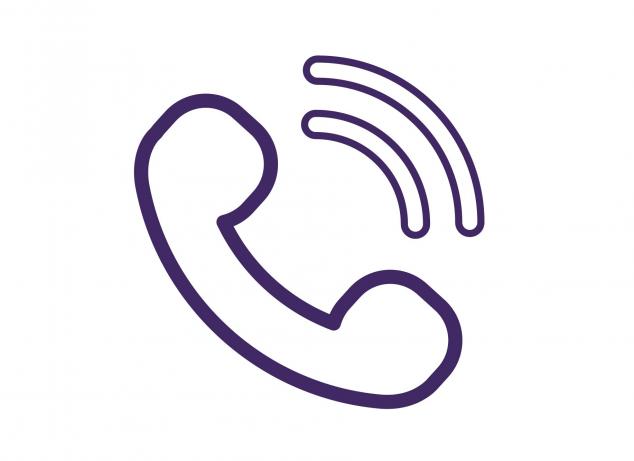Phone Icon Purple