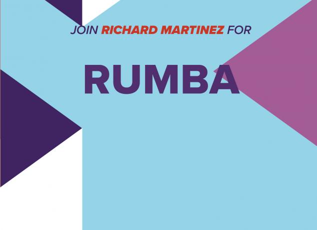 Rumba dance class title card image.