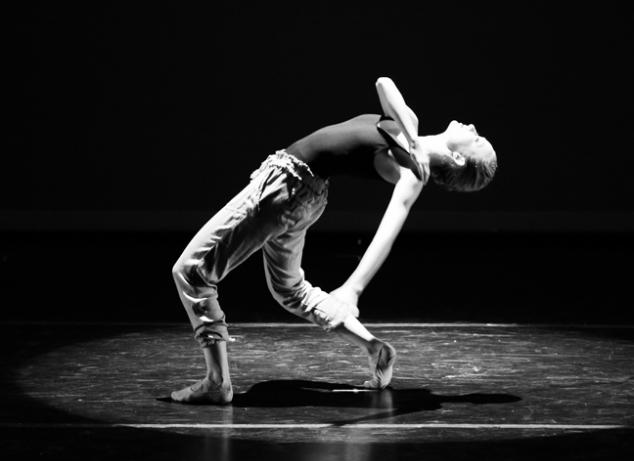 Dancer performing at the Arts Center.
